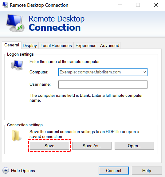 Remote Desktop Connection