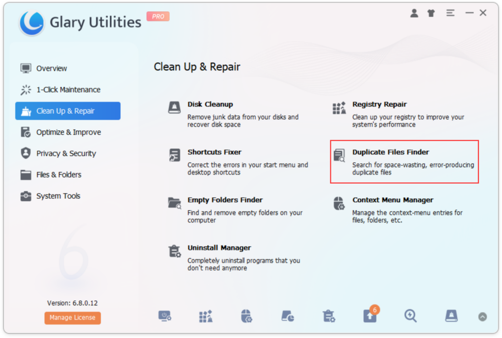 Free Up Disk Space on Your Windows PC Using Glary Utilities