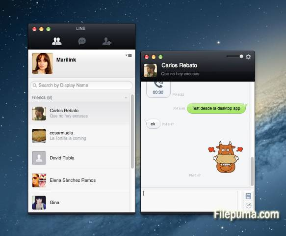 A messaging app for free calls, texts and video chats with friends and family.