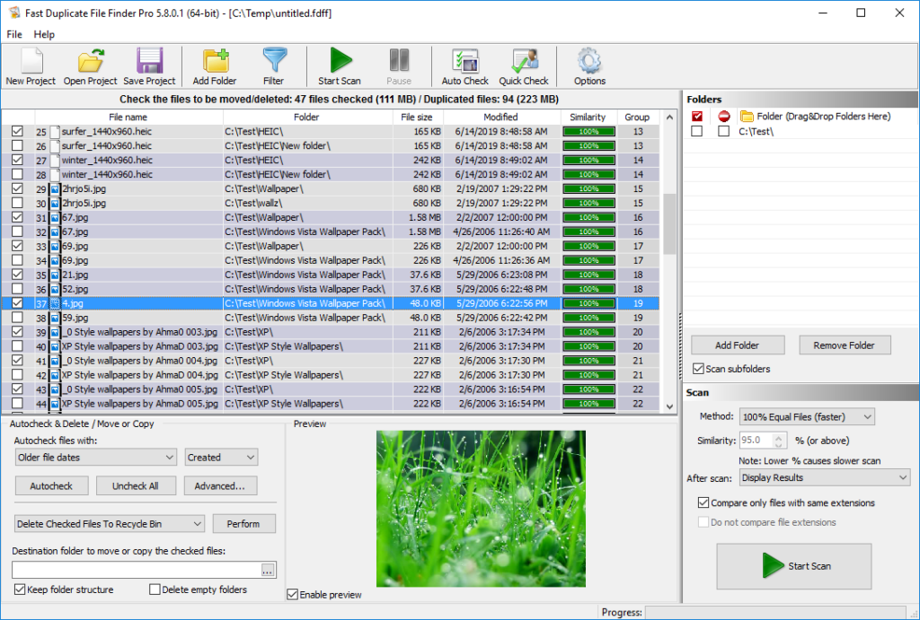 Fast Duplicate File Finder: Efficient tool to identify and remove duplicate files.