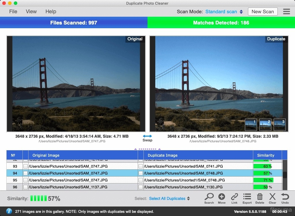 Duplicate Photo Cleaner helps find and remove duplicate images for a clutter-free photo library.