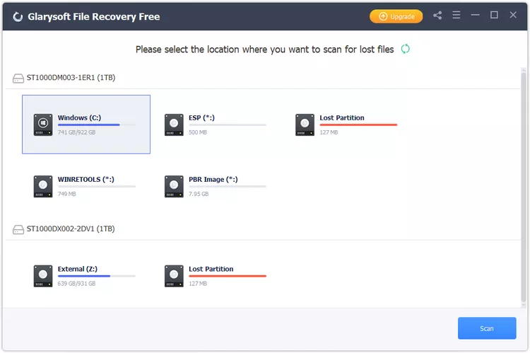 Glarysoft File Recovery Free